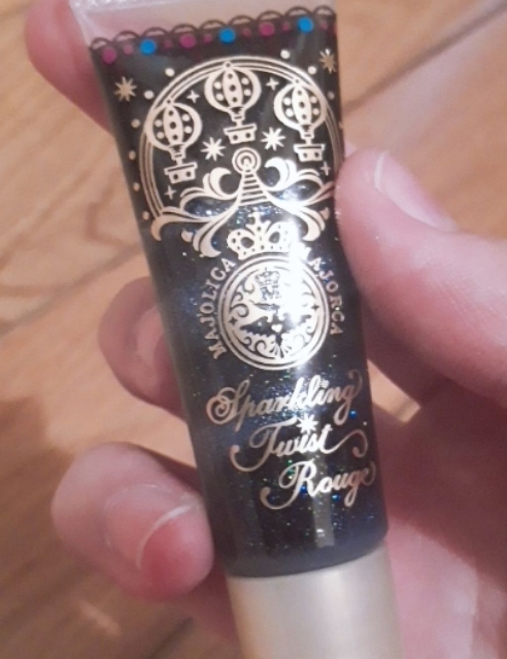 スパークリングツイストルージュ/MAJOLICA MAJORCA/リップグロスを使ったクチコミ（2枚目）
