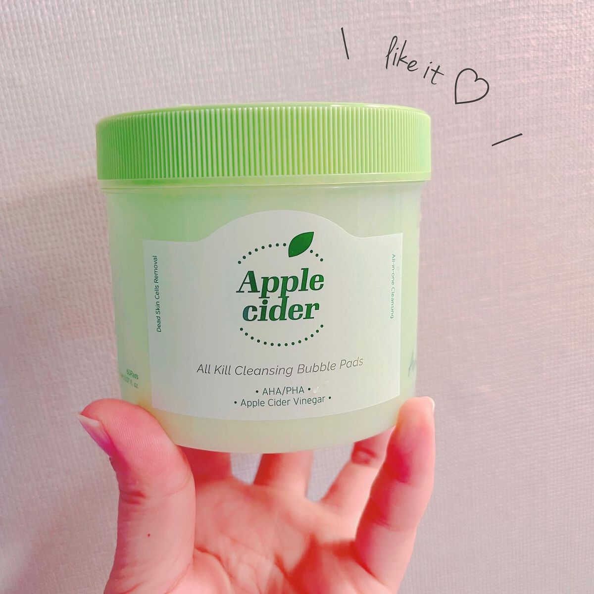 アップルサイダー クレンジングバブルパッド /Ariul/クレンジングシートを使ったクチコミ(1枚目)