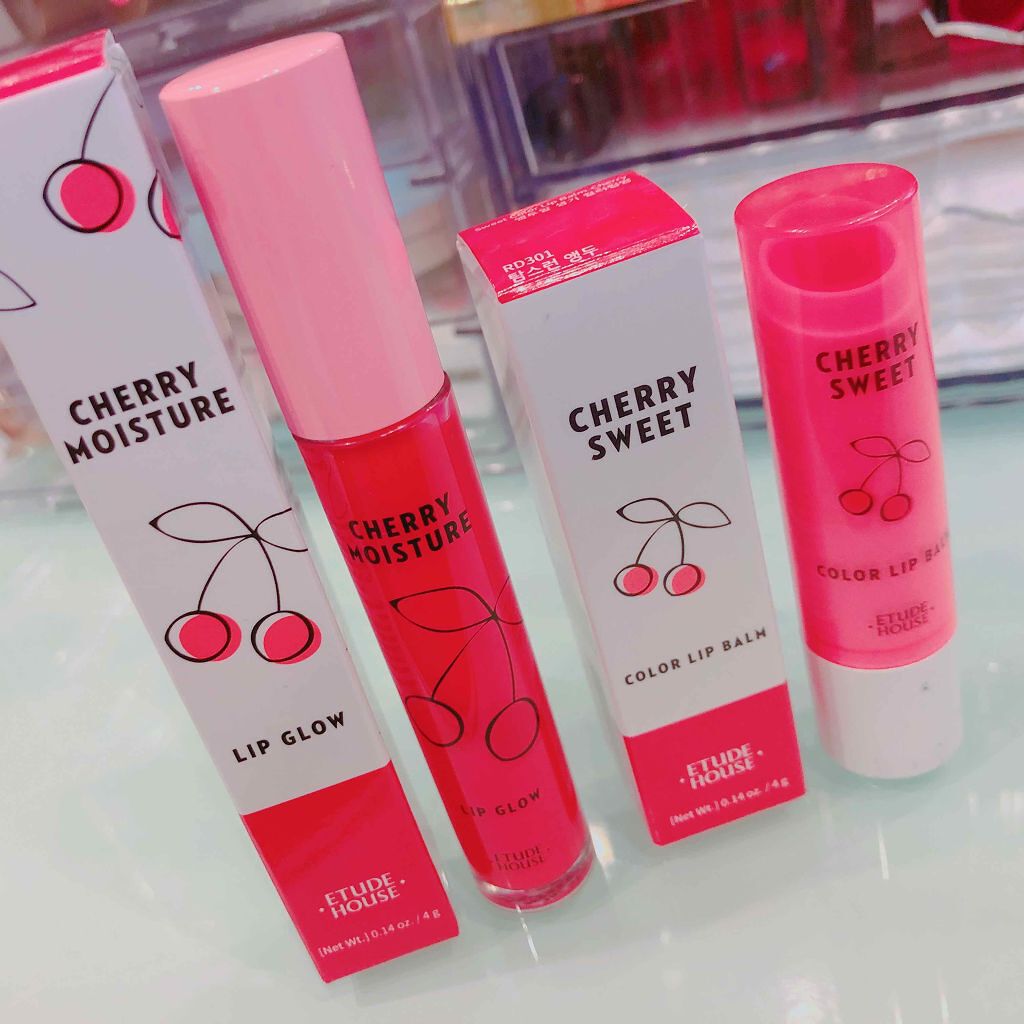 チェリーモイスチャー リップグロウ/ETUDE/リップグロスを使ったクチコミ(1枚目)