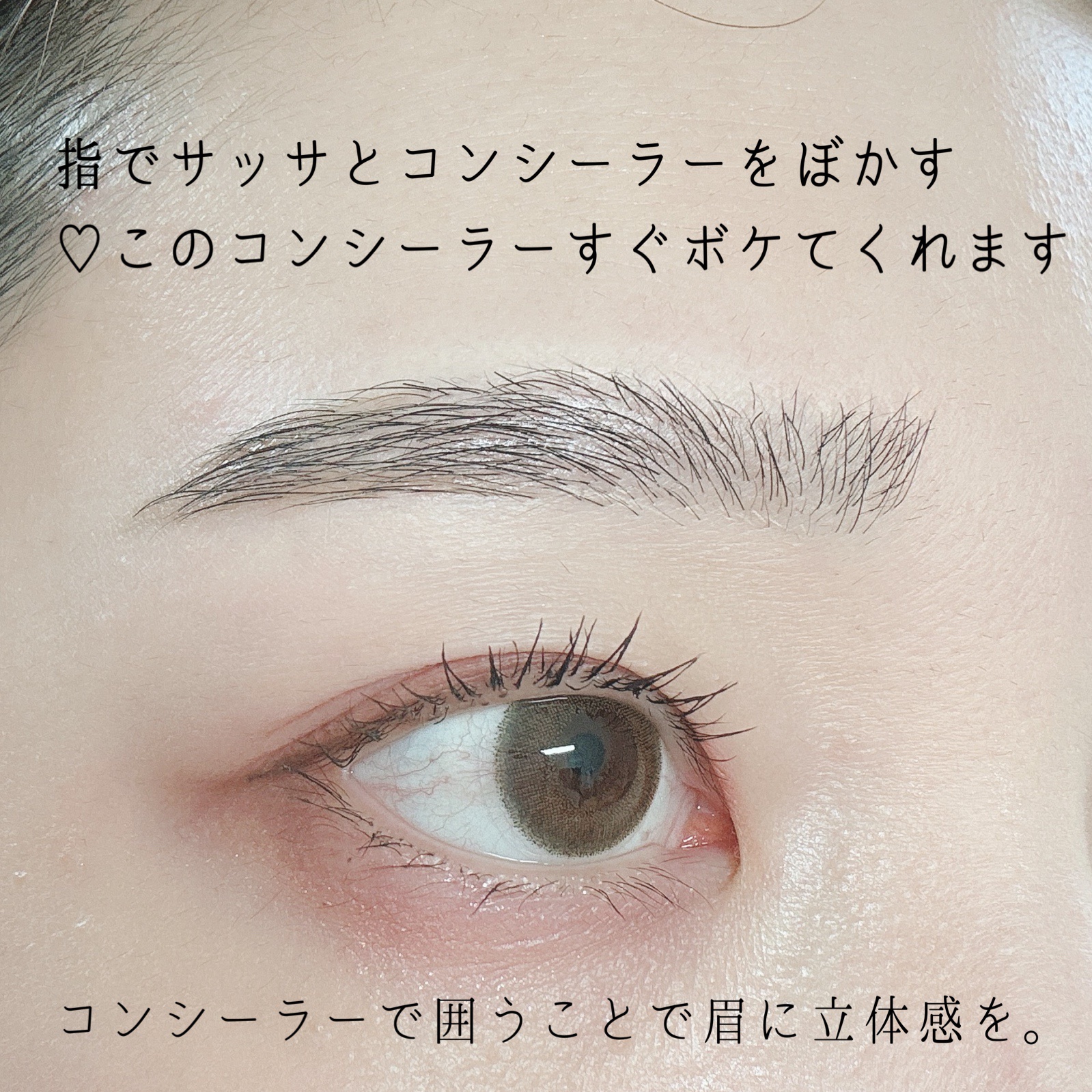 フーミー マルチアイブロウパウダー/WHOMEE/パウダーアイブロウを使ったクチコミ（3枚目）