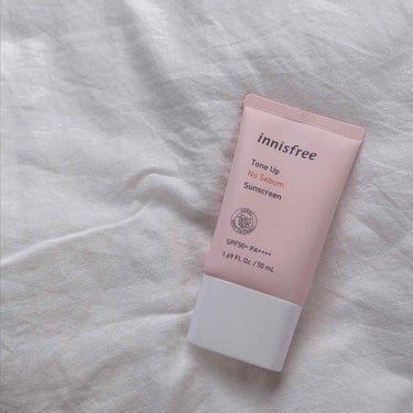 トーンアップ ノーセバム サンスクリーン SPF50+ PA++++/innisfree/日焼け止め・UVケアを使ったクチコミ（1枚目）