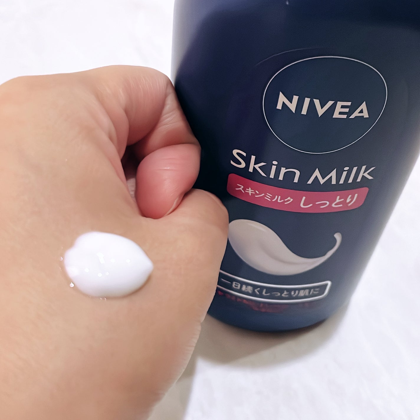 スキンミルク(しっとり)/ニベア/ボディミルクを使ったクチコミ(3枚目)