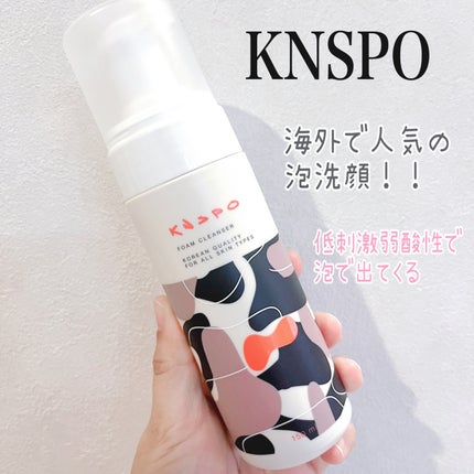 バブルフォームクレンザー/KNSPO/泡洗顔を使ったクチコミ(1枚目)