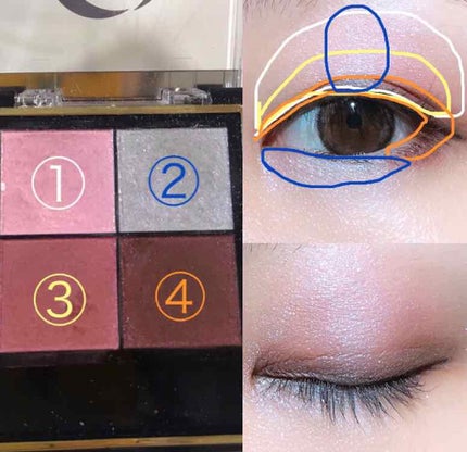 リアルクローズシャドウ/excel/アイシャドウパレットを使ったクチコミ(3枚目)