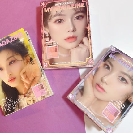 16 MY MAGAZINE/16BRAND/アイシャドウパレットを使ったクチコミ(1枚目)