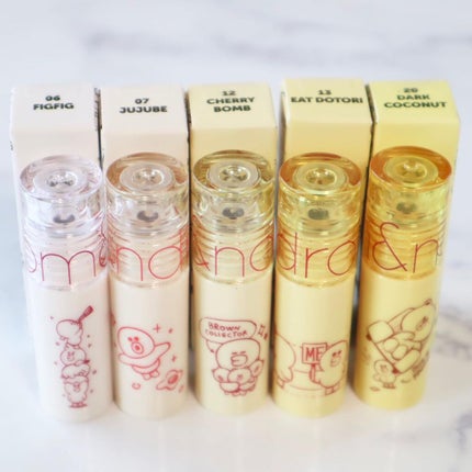 ジューシーラスティングティント/rom&nd/リップティントを使ったクチコミ(9枚目)