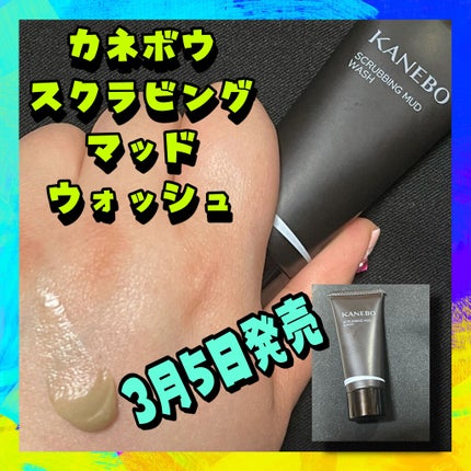 スクラビング マッド ウォッシュ/KANEBO/洗顔フォームを使ったクチコミ(1枚目)