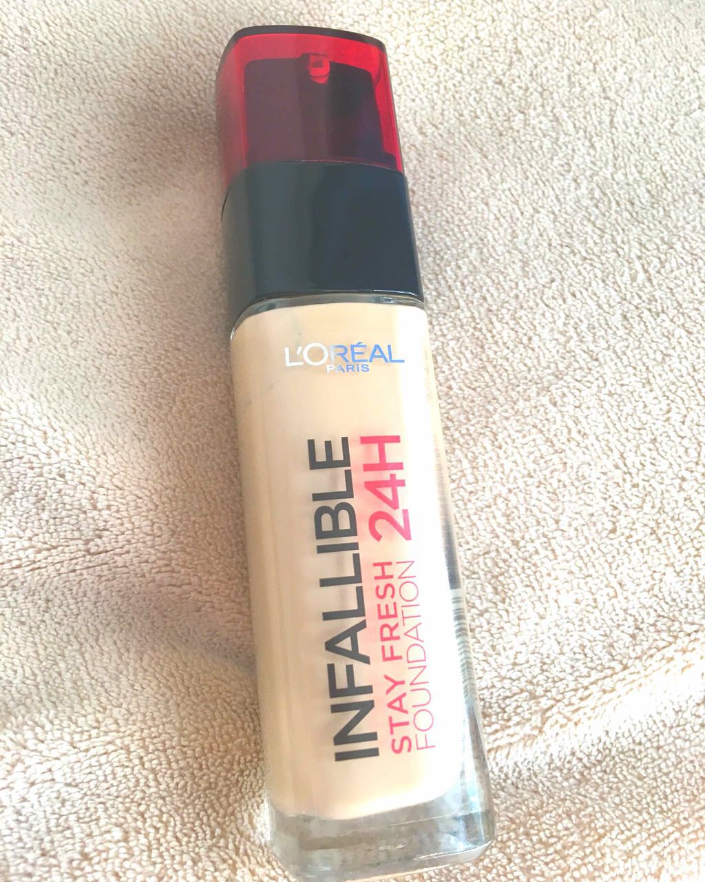インファリブル ステイフレッシュファンデーション 115 ヌードベージュ/ロレアル パリ/リキッドファンデーションを使ったクチコミ（1枚目）