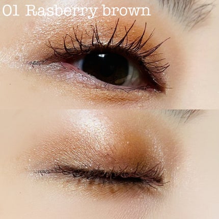 ニュアンスカラーマスカラ/CEZANNE/マスカラを使ったクチコミ(4枚目)