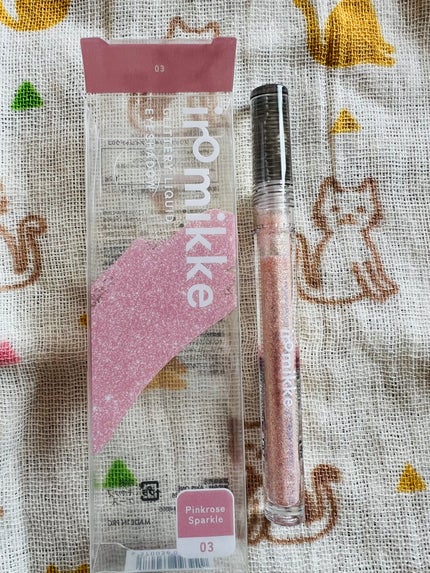 イロミッケ グリッターリキッドアイシャドウ/iromikke/グリッターを使ったクチコミ(3枚目)