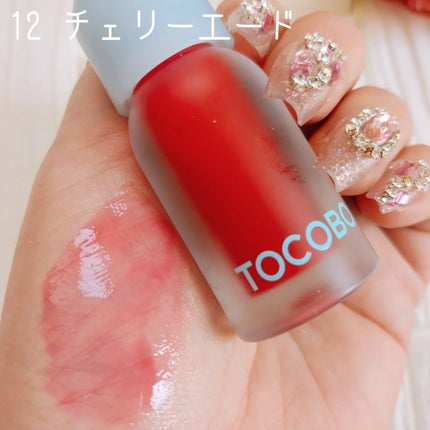 ジューシーベリープランピングリップオイル/TOCOBO/リップグロスを使ったクチコミ(4枚目)