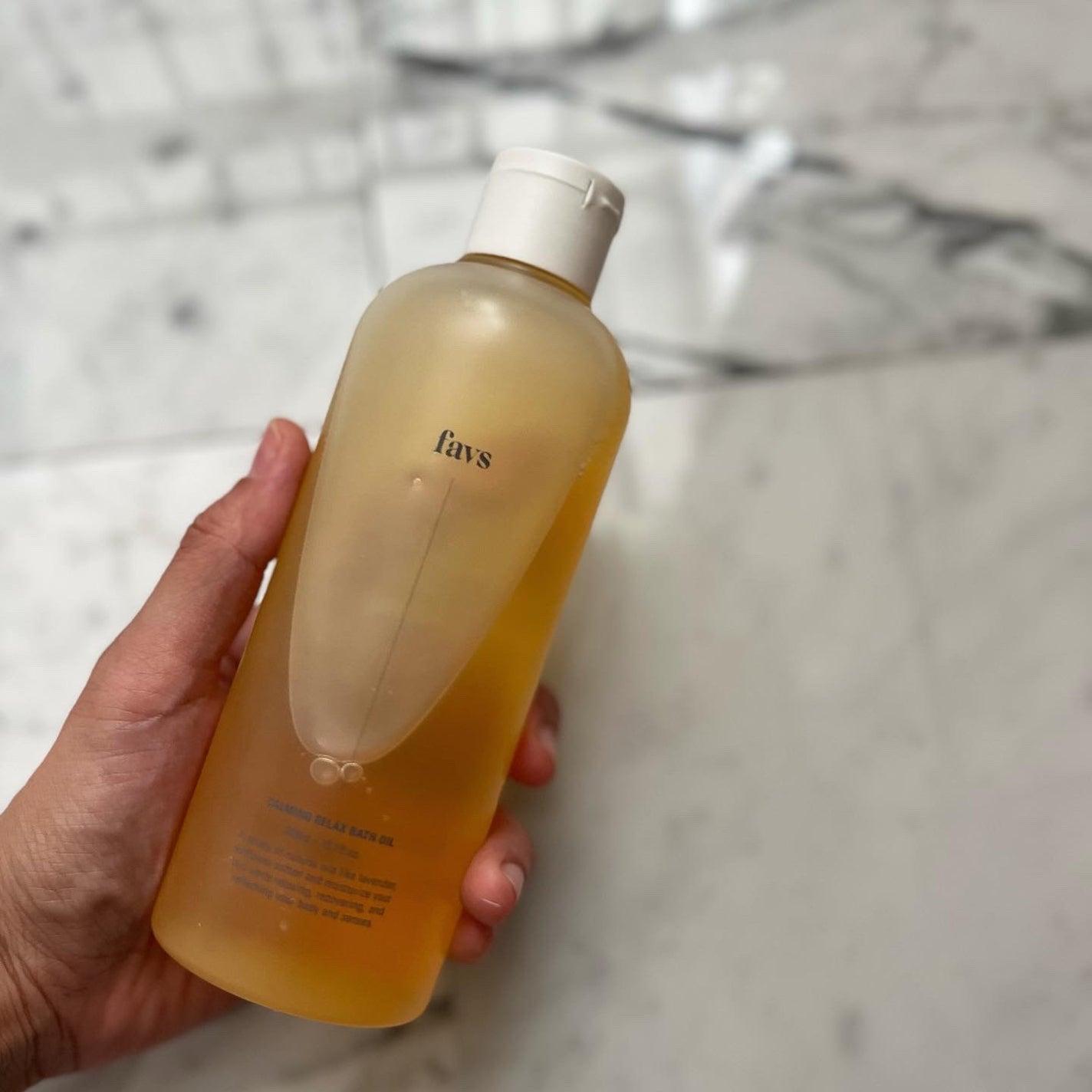 カーミングリラックスバスオイル/favs/保湿系入浴剤を使ったクチコミ(2枚目)