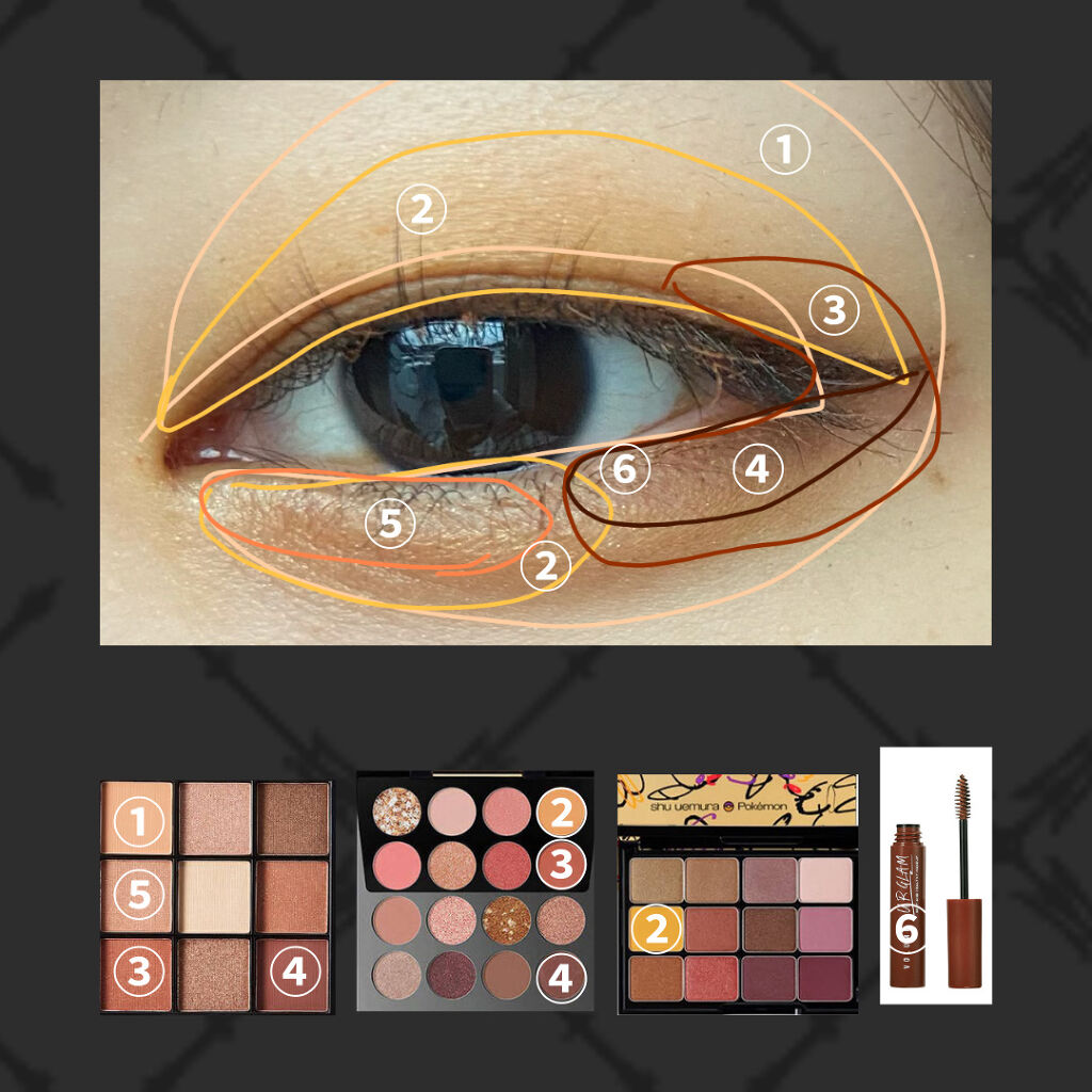 ラブ・ライナー・U R GLAM・shu uemura・ZEESEAのメイクアップを使った