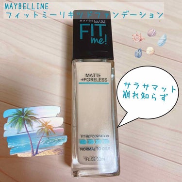 フィットミー リキッドファンデーション R 108/MAYBELLINE NEW YORK/リキッドファンデーションの画像