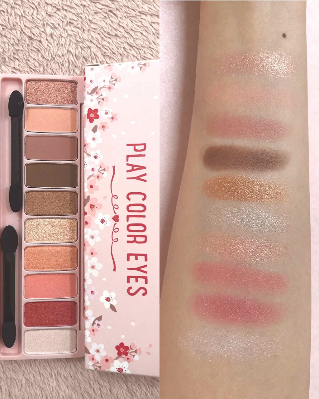 プレイカラー アイシャドウ/ETUDE/アイシャドウパレットを使ったクチコミ(2枚目)