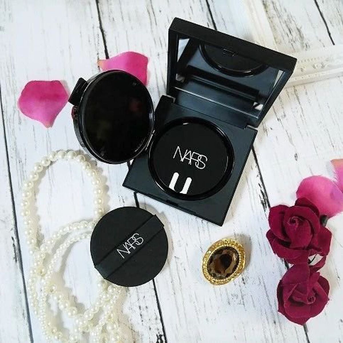 ナチュラルラディアント ロングウェア クッションファンデーション/NARS/クッションファンデーションを使ったクチコミ(3枚目)