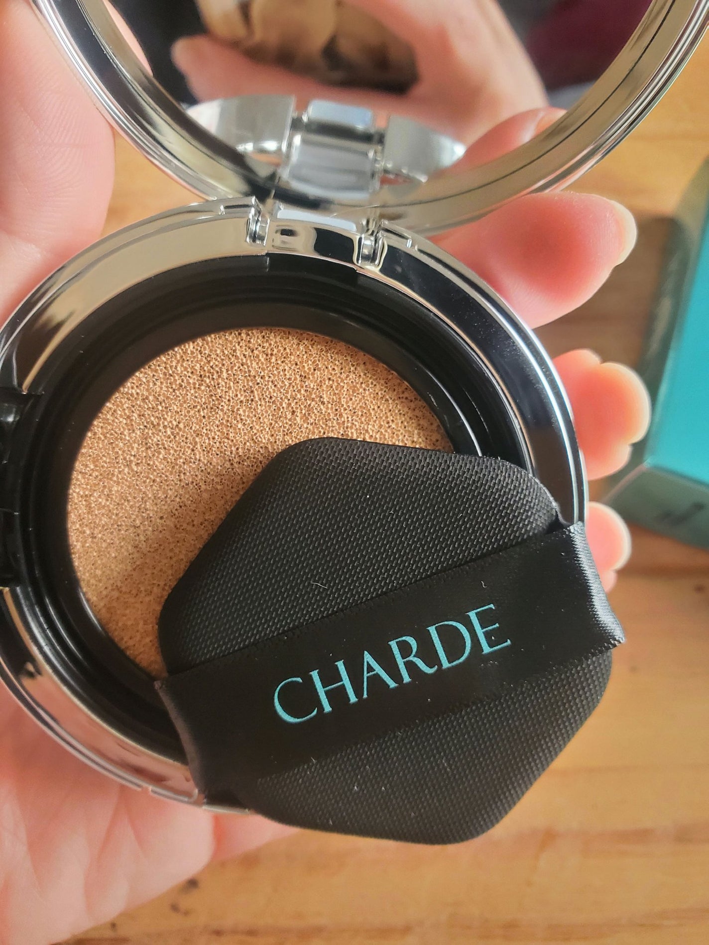 瞬間クッションファンデーション/CHARDE/クッションファンデーションを使ったクチコミ(5枚目)