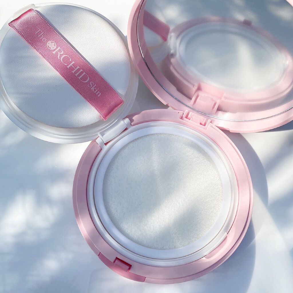 Water Powder Cushion Nosebum/the orchid skin/クッションファンデーションを使ったクチコミ(2枚目)