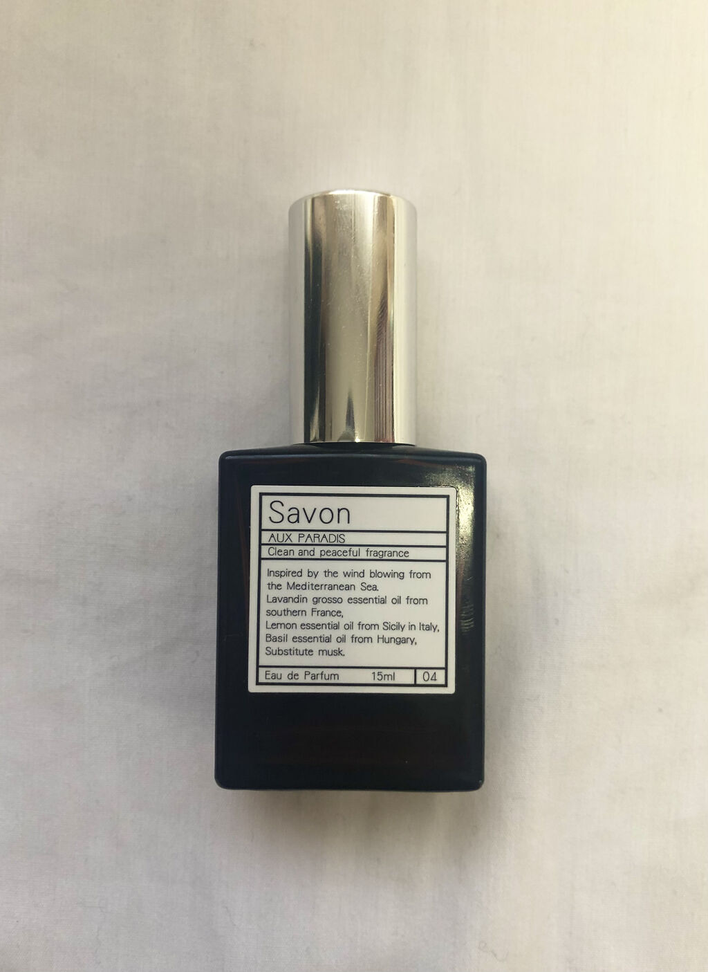 オードパルファム　#04 Savon 〔サボン〕/AUX PARADIS/香水(レディース)を使ったクチコミ（2枚目）