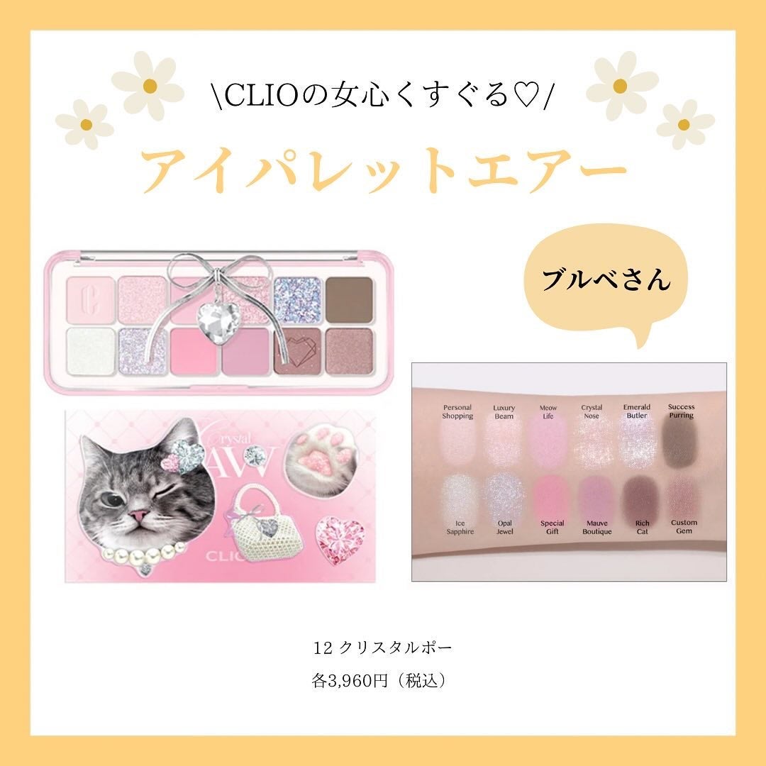 プロ アイ パレット エアー/CLIO/アイシャドウパレットを使ったクチコミ(3枚目)