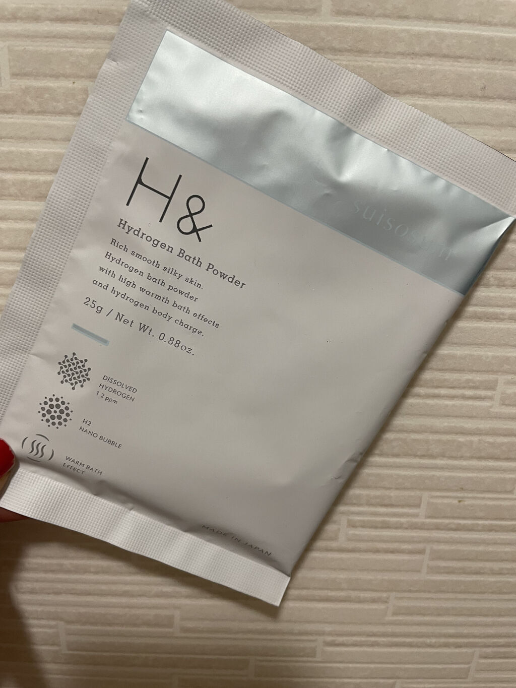 アッシュアンド 水素入浴剤/H&/無機塩系入浴剤を使ったクチコミ（1枚目）