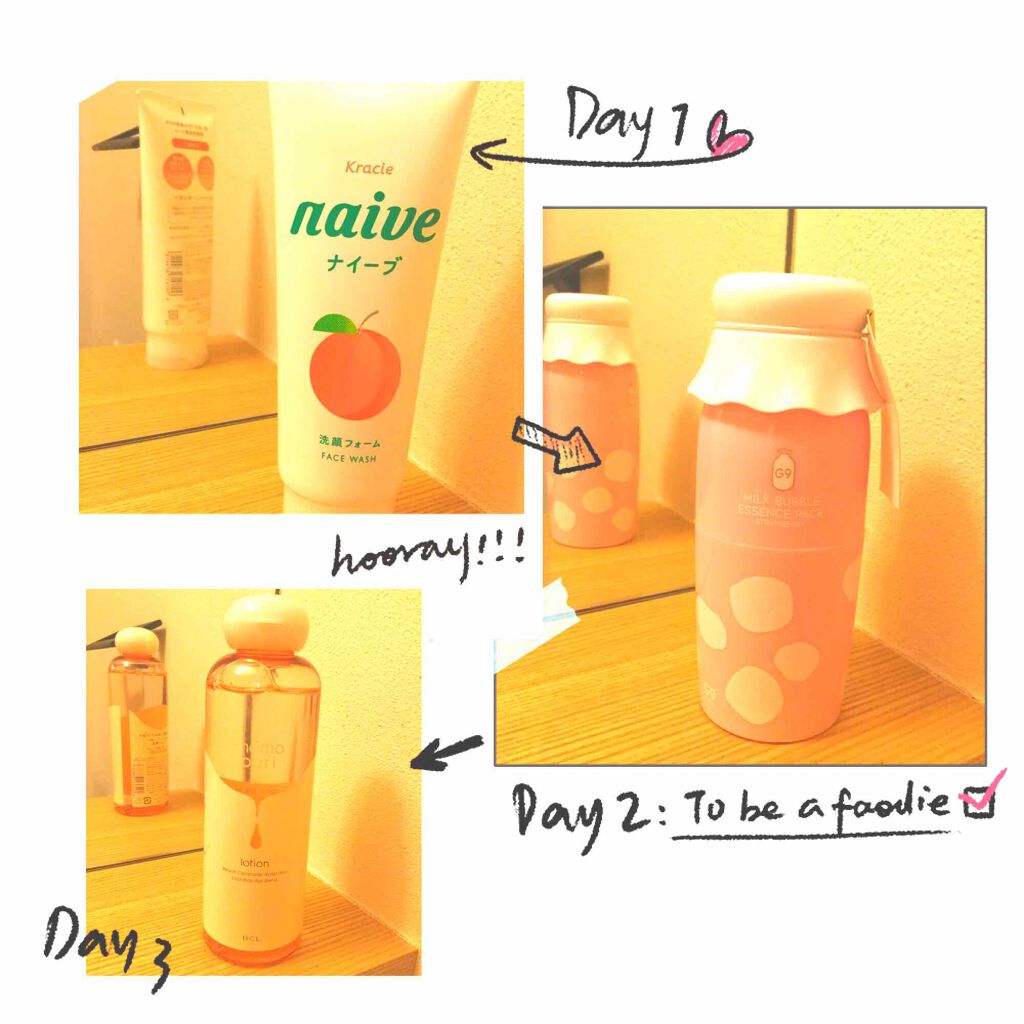 洗顔フォーム(桃の葉エキス配合)(旧)/ナイーブ/洗顔フォームを使ったクチコミ(1枚目)