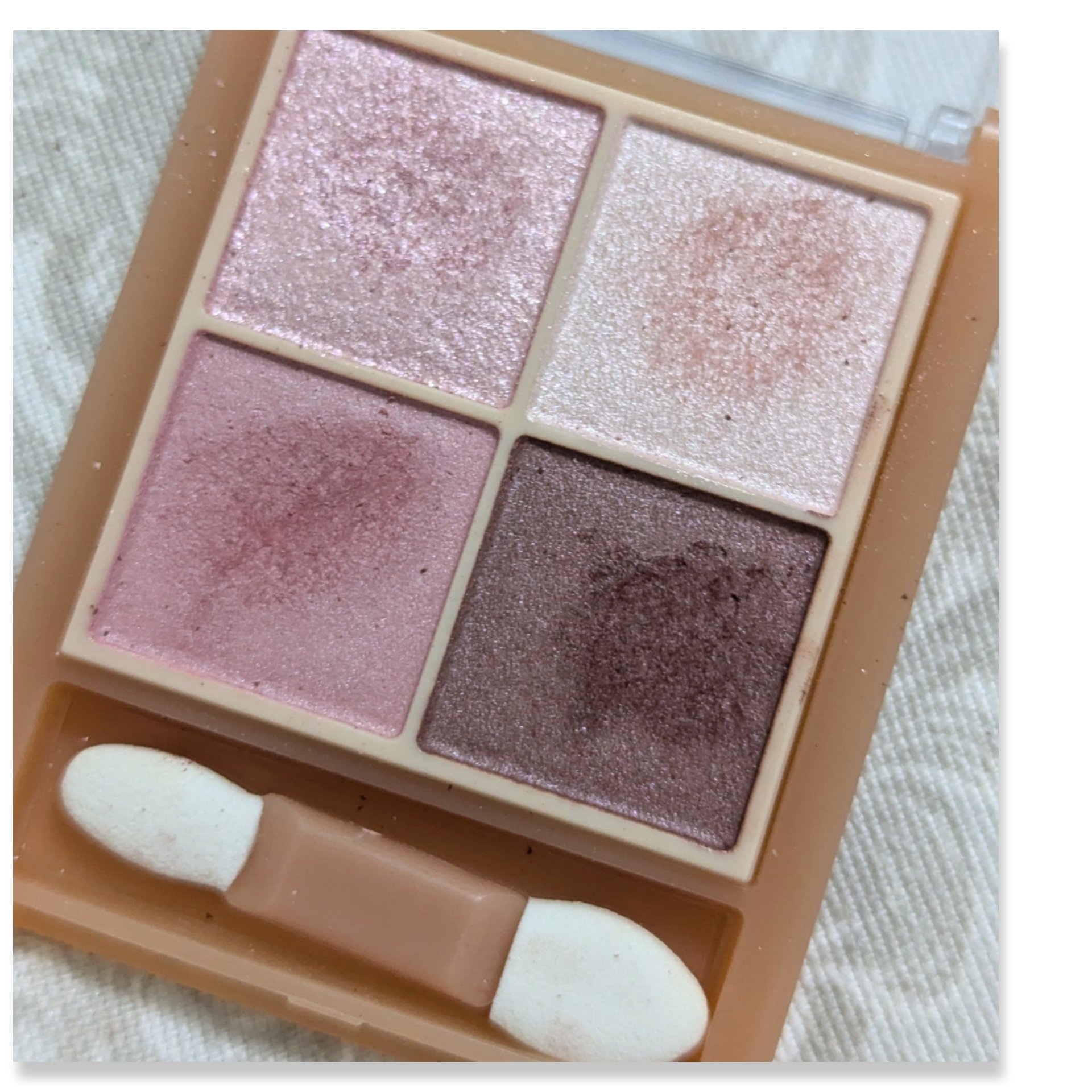 ベージュトーンアイシャドウ/CEZANNE/アイシャドウパレットを使ったクチコミ（3枚目）