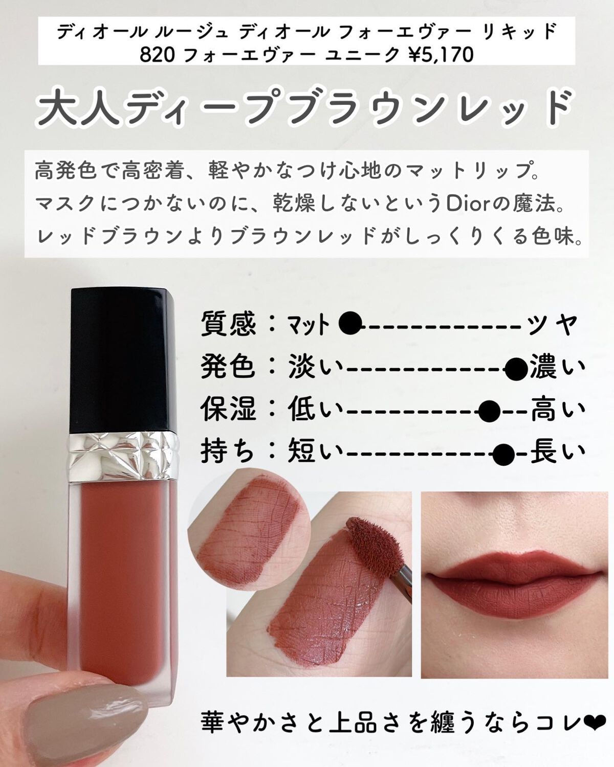 ジューシーラスティングティント/rom&nd/リップティントを使ったクチコミ(6枚目)