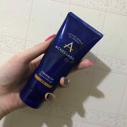 アクネスラボ 薬用ニキビケア クレンジングジェルのクチコミ「🐷アクネスラボ 薬用 クレンジングジェル🐷
1380円
肌荒れ、くすみ、ニキビを寄せ付けな.....」(1枚目)