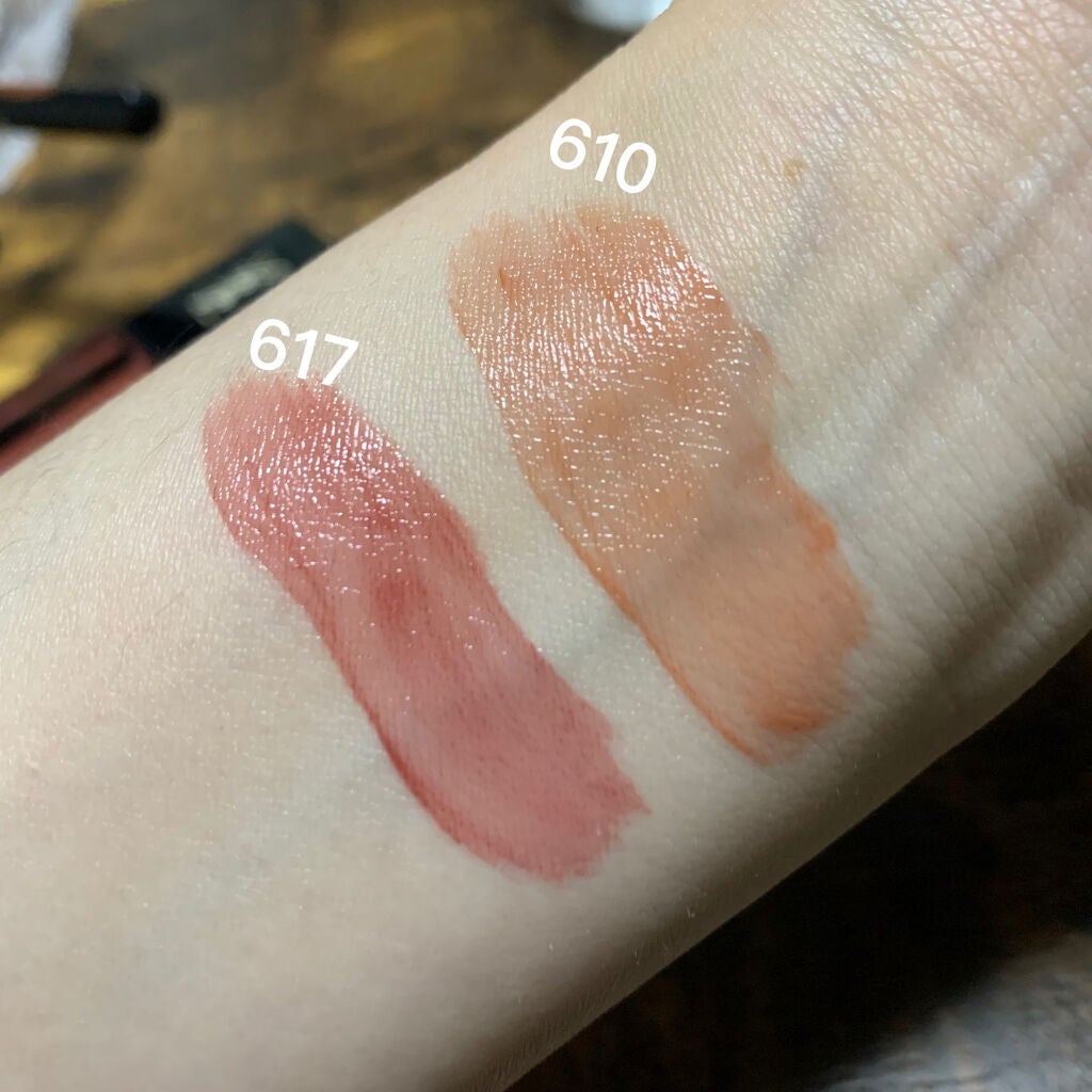 ルージュ ピュールクチュール ヴェルニ ウォーターステイン/YVES SAINT LAURENT BEAUTE/口紅を使ったクチコミ(2枚目)