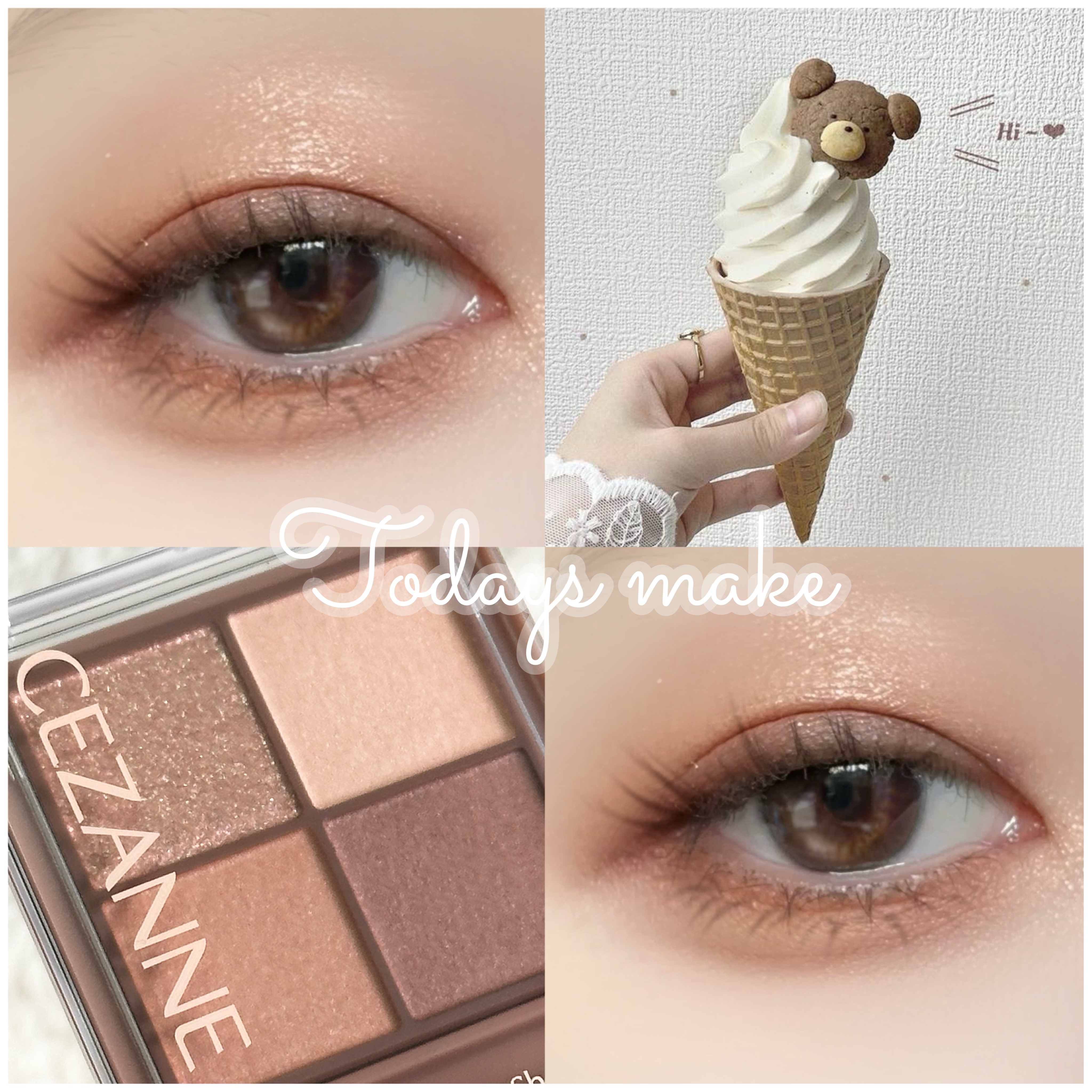 ビタートーンアイシャドウ 01 オレンジガナッシュ/CEZANNE/パウダーアイシャドウを使ったクチコミ（1枚目）