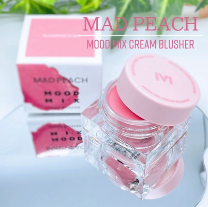 ムードミックスクリームブラッシャー/MAD PEACH/ジェル・クリームチークを使ったクチコミ(1枚目)