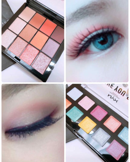ラブ ユー ソー モッチ シャドウ パレット/NYX Professional Makeup/ジェル・クリームアイシャドウを使ったクチコミ(1枚目)