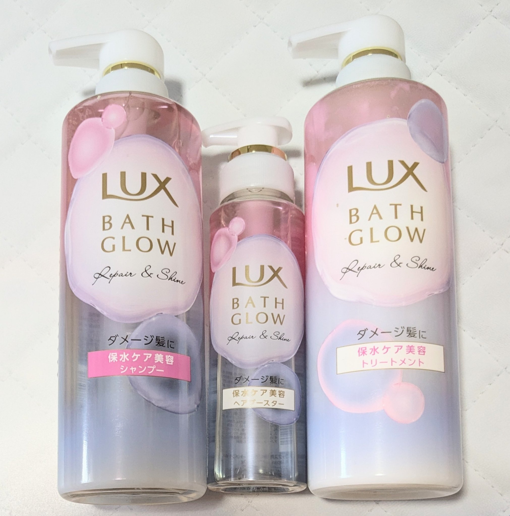 バスグロウ リペア&シャイン シャンプー / トリートメント/LUX/市販シャンプーを使ったクチコミ（1枚目）