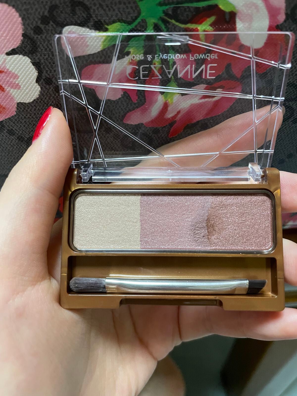 ノーズ&アイブロウパウダー/CEZANNE/パウダーアイブロウを使ったクチコミ(4枚目)