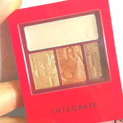 アクセントカラーアイズ CC/インテグレート/アイシャドウパレットを使ったクチコミ(1枚目)