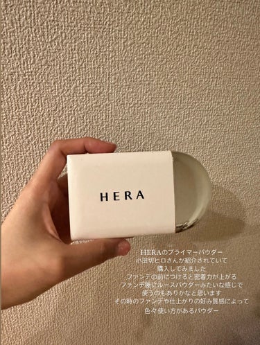 HERA　エアリーパウダープライマー

これは絶対リピする！
艶を保ったまま綺麗なベースメイクがつくれる🫧


 #おもち肌スキンケア  #冬の新作コスメレビュー 