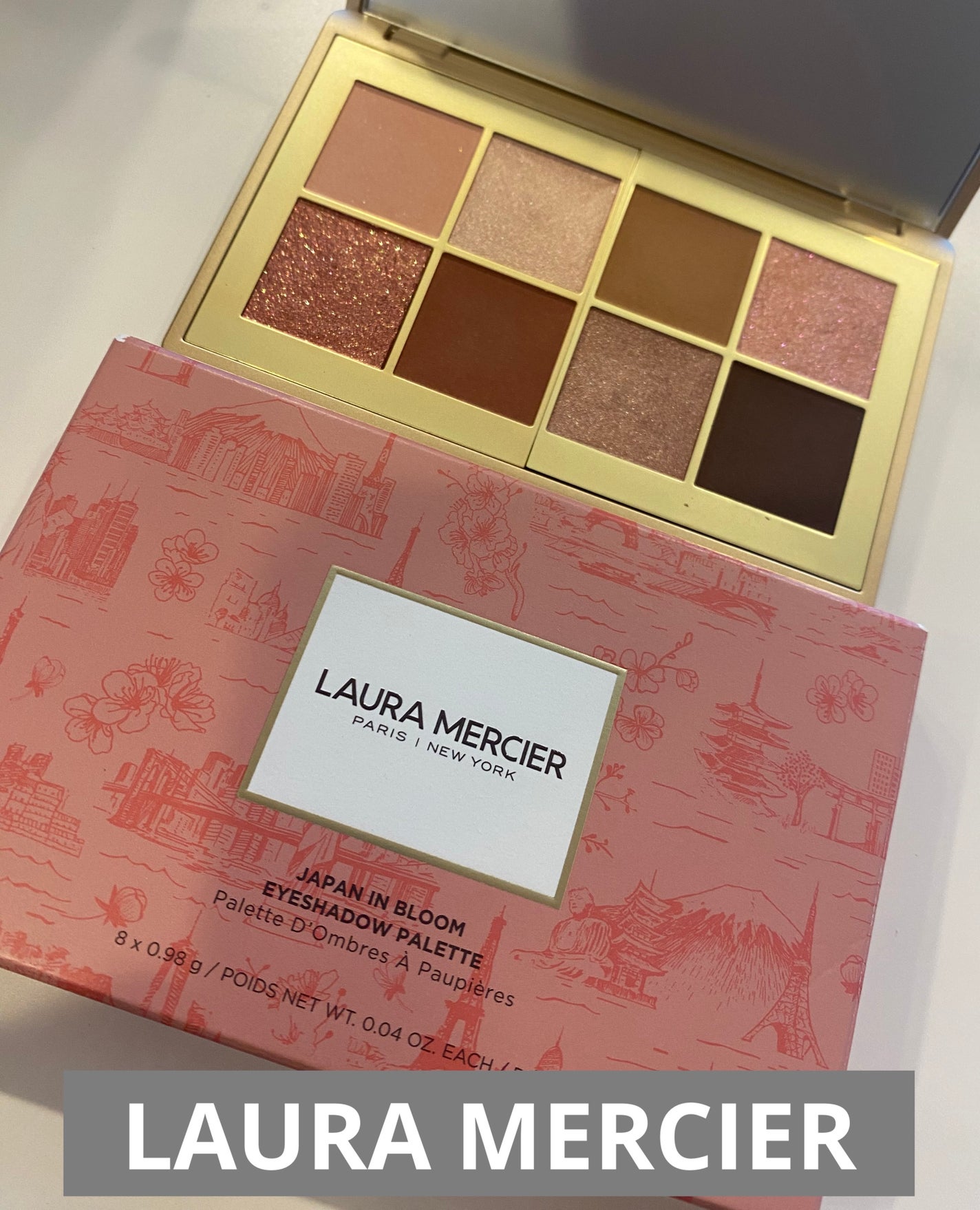 ジャパン イン ブルーム アイシャドウ パレット/ローラ メルシエ/アイシャドウパレットを使ったクチコミ(1枚目)