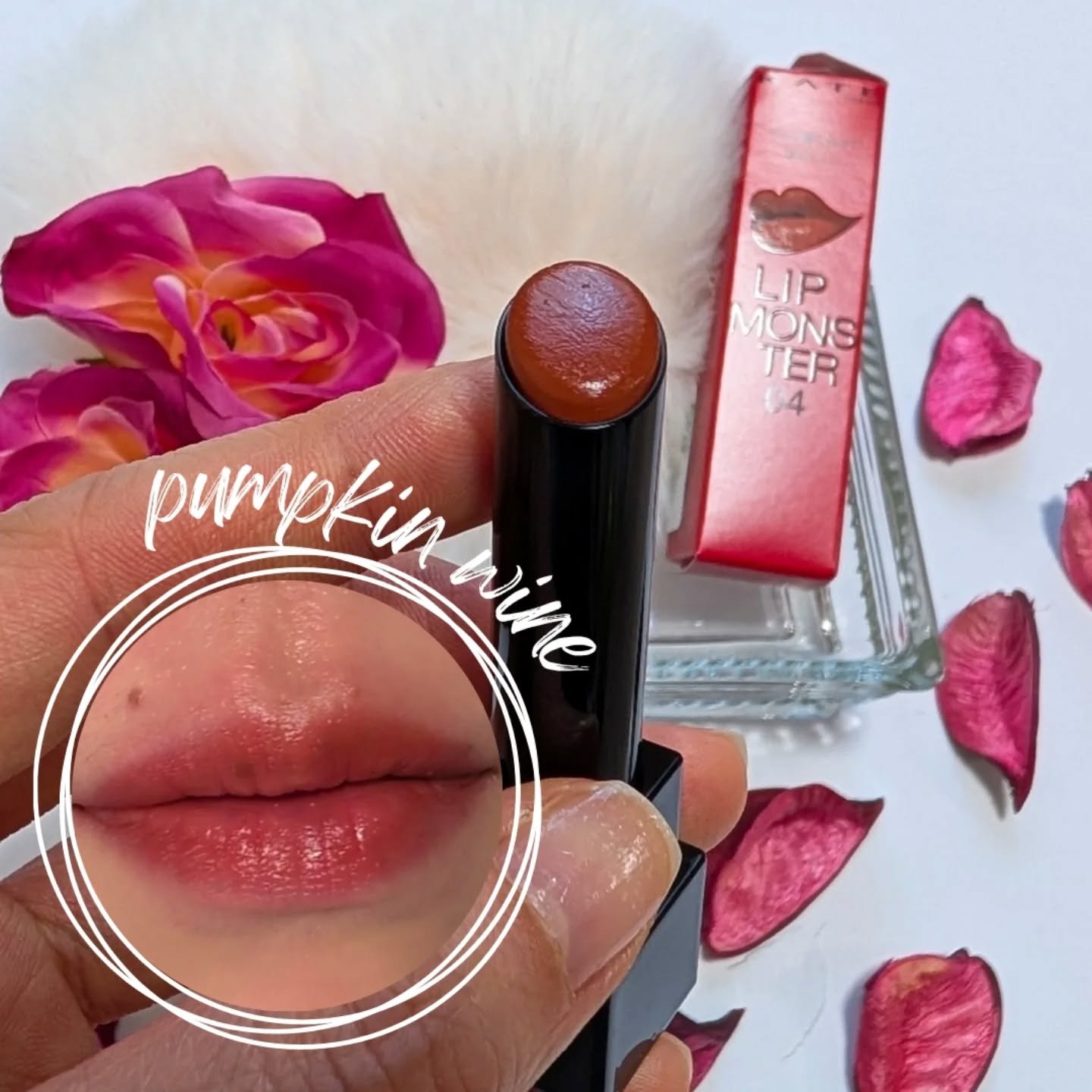 ケイト リップモンスター 04 パンプキンワイン/KATE/口紅を使ったクチコミ（3枚目）