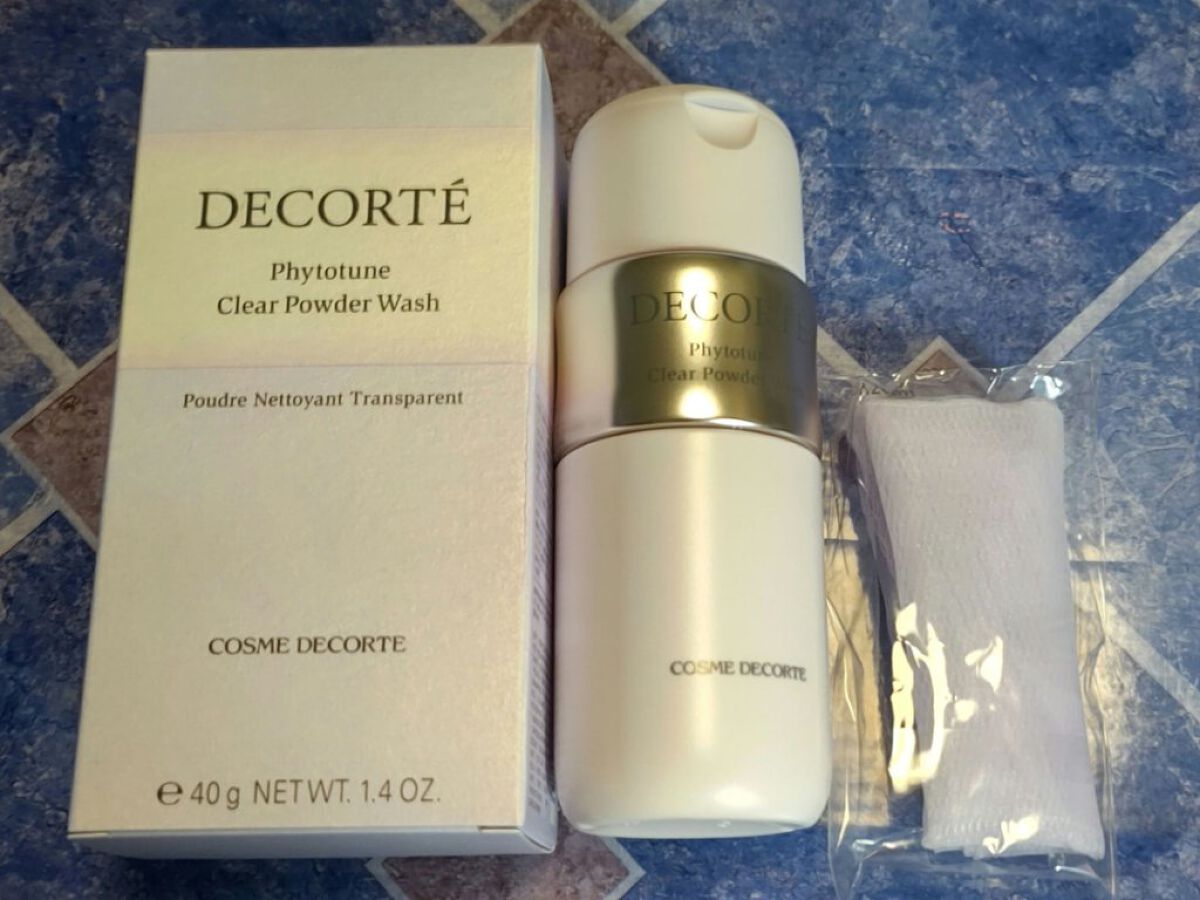 フィトチューン クリア パウダーウォッシュ/DECORTÉ/洗顔パウダーを使ったクチコミ（1枚目）