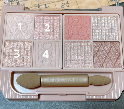 プティパレットアイズ/キャンメイク/パウダーアイシャドウを使ったクチコミ(4枚目)