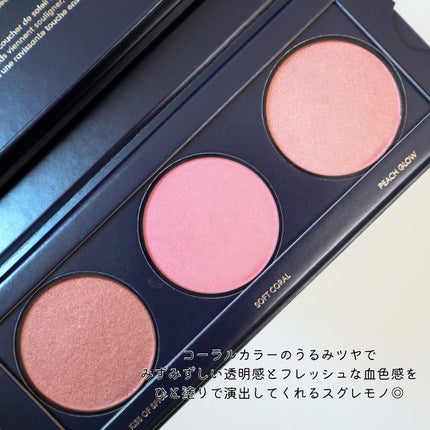 オーシャン サンセット グロー チーク パレット/bareMinerals/パウダーチークを使ったクチコミ(7枚目)
