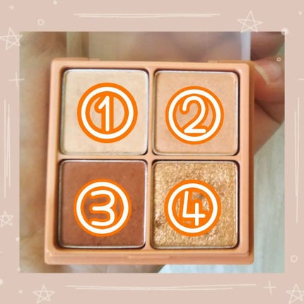 マルチキューブ/i’m meme/アイシャドウパレットを使ったクチコミ(4枚目)