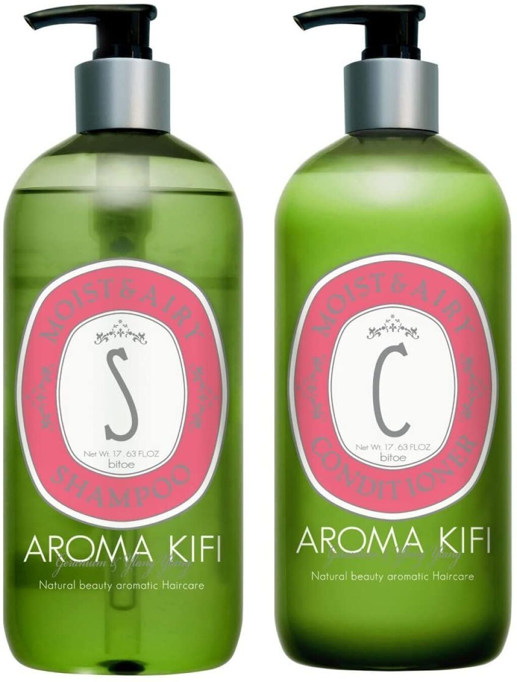AROMAKIFI モイスト&エアリーシャンプー/コンディショナー AROMA KIFI