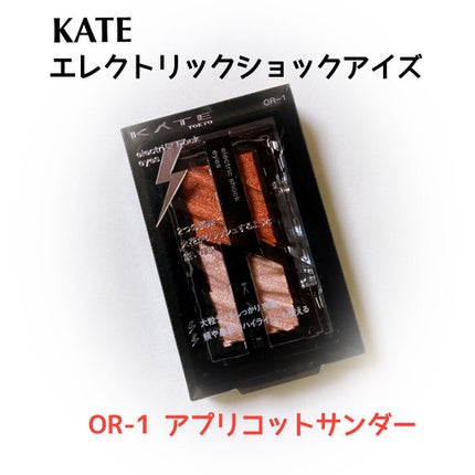 エレクトリックショックアイズ /KATE/アイシャドウパレットを使ったクチコミ(1枚目)