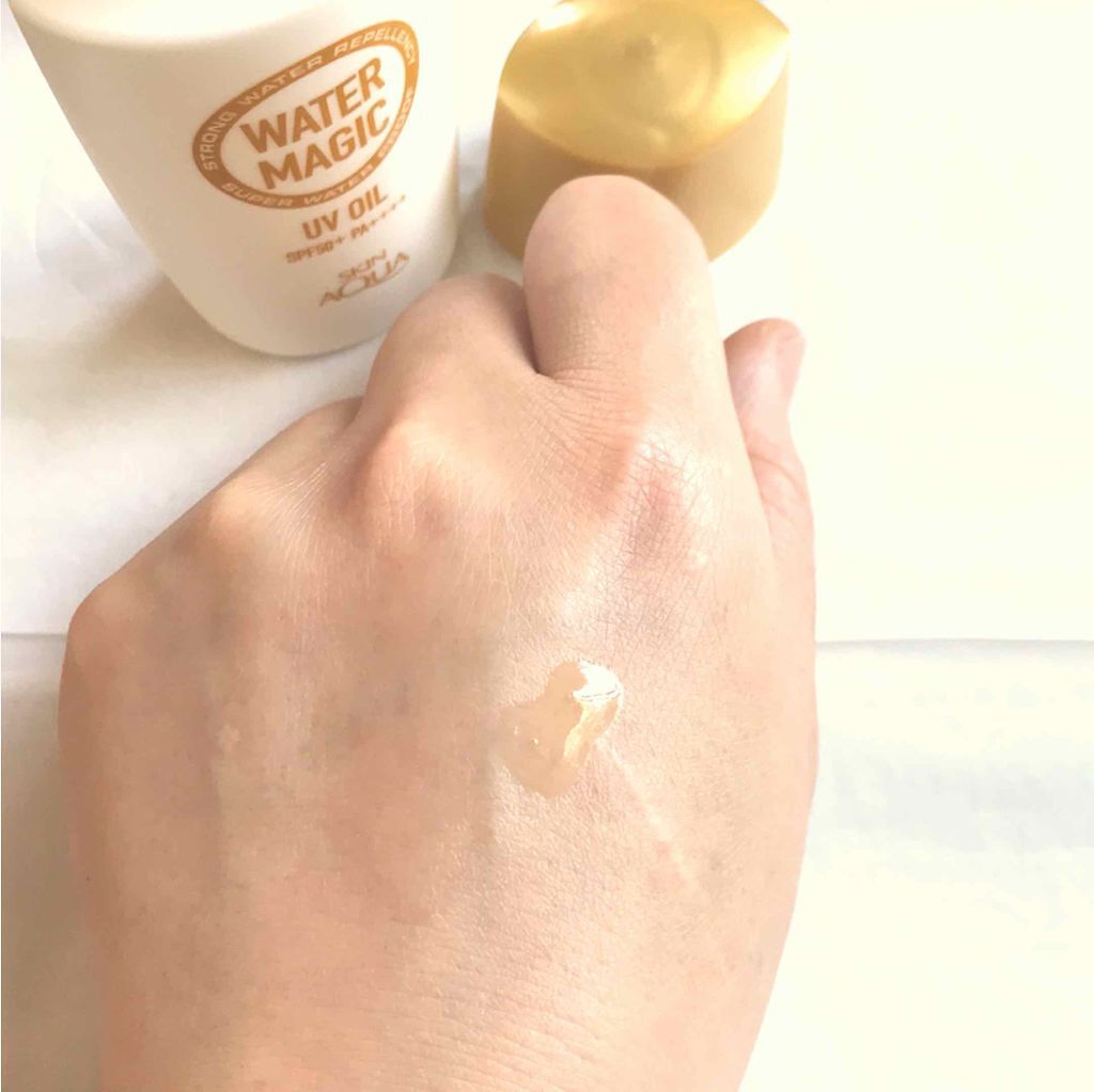 ウォーターマジックUVオイル/スキンアクア/日焼け止め・UVケアを使ったクチコミ(2枚目)