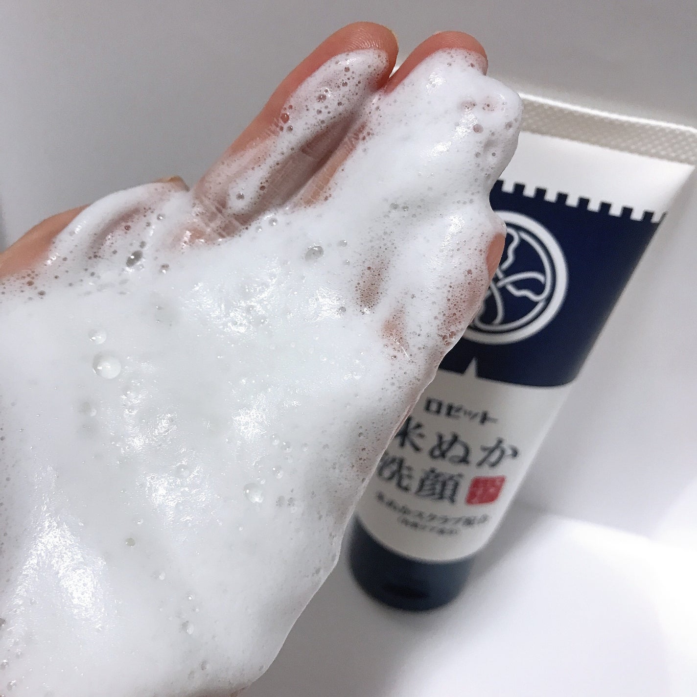 江戸こすめ 米ぬか洗顔/ロゼット/洗顔フォームを使ったクチコミ(4枚目)