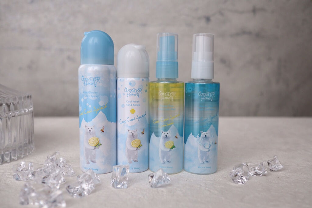ワンダーハニー 爽快クールクールミスト シトラスソルベ/VECUA Honey/ボディローションを使ったクチコミ（3枚目）