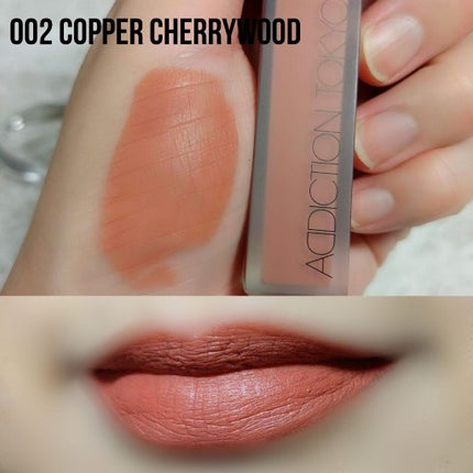 アディクション ザ マット リップ リキッド 009 Peruvian Brown/ADDICTION/口紅を使ったクチコミ(2枚目)
