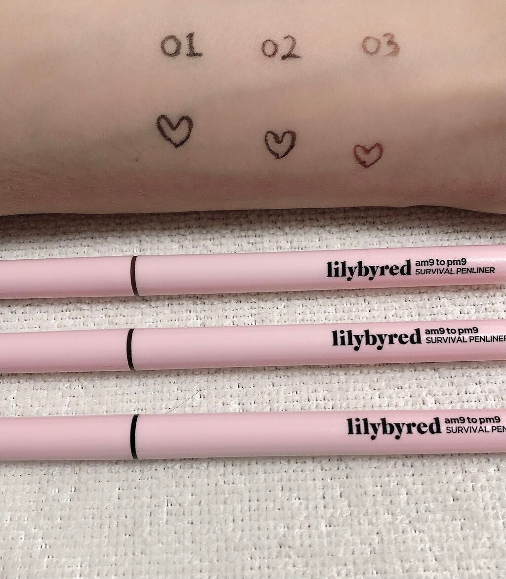 ナイントゥナインサバイバルペンライナー/lilybyred/リキッドアイライナーを使ったクチコミ(3枚目)